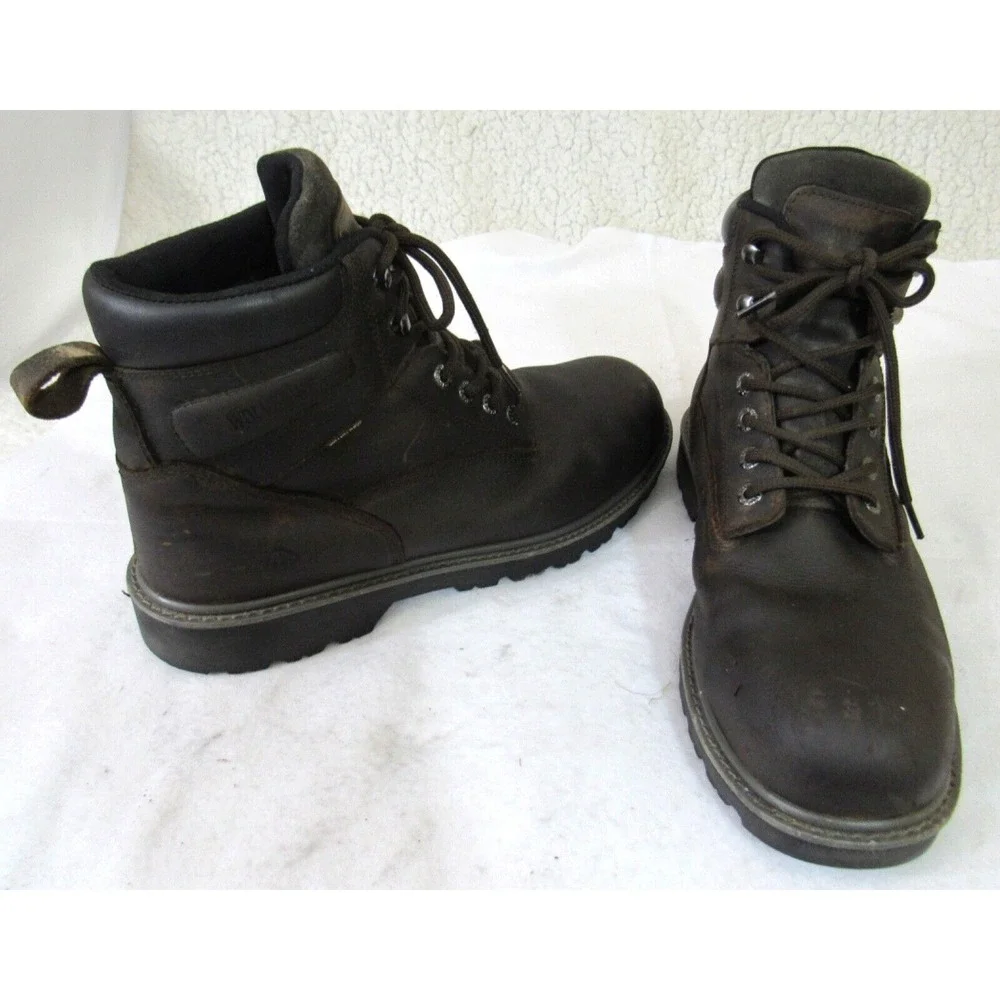 Wolverine Brown Floorhand Waterproof Steel Toe Oil Slip Resist Work Boots Sz 13M